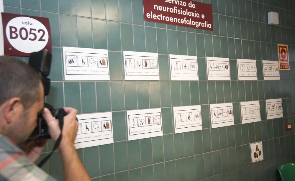 Pictogramas para comprender el Materno de A Coruña