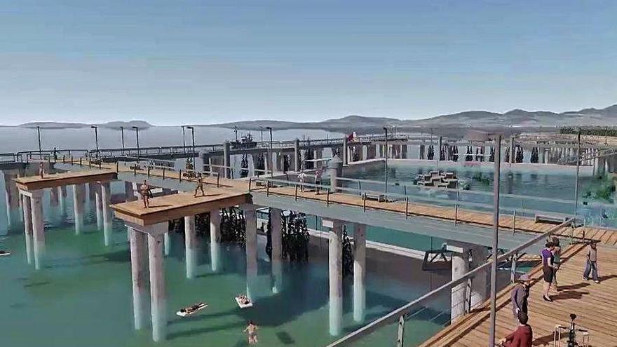 El Puerto licita el proyecto del jardín marino de Bouzas y reserva 2 millones para ejecutarlo