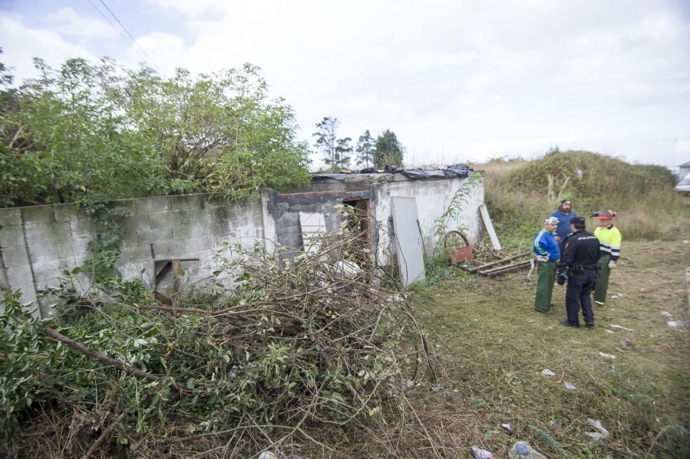 Buscan en O Castrillón al desaparecido en Eirís