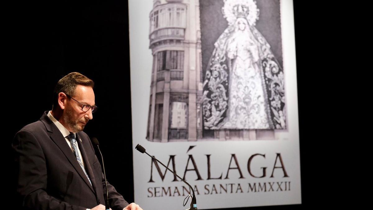 Presentación del cartel de la Semana Santa de Málaga de 2022