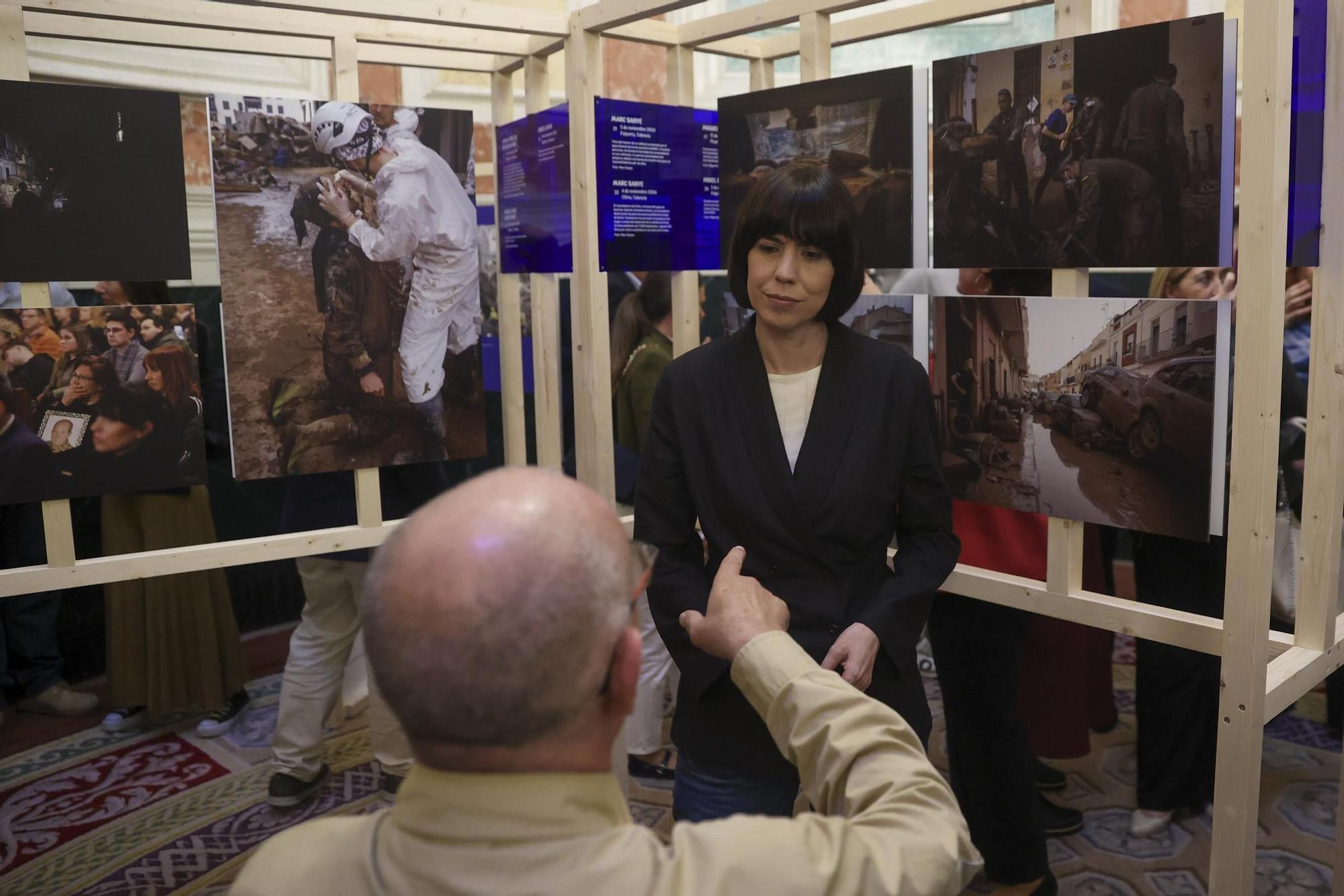 Exposición en el Congreso de los Diputados de las mejores fotografías de la dana
