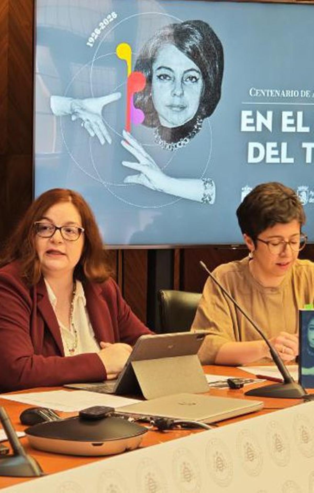 Begoña Camblor, a la izquierda, y Alba González. |