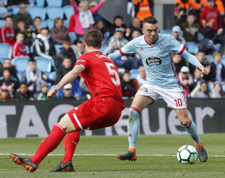 Galería de imágenes con las mejores fotografías de la goleada del Celta al Sevilla (4-0) en Balaídos.