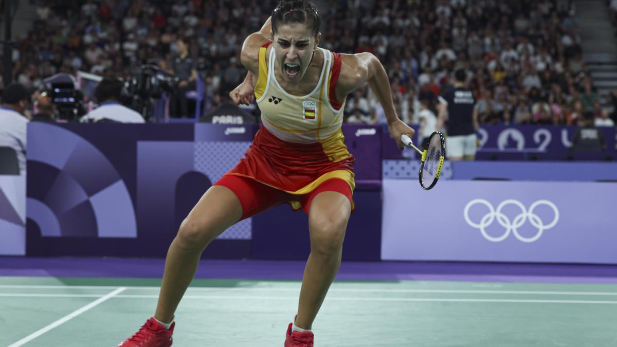 Bádminton en los Juegos Olímpicos: Carolina Marín - Beiwen Zhang, en imágenes