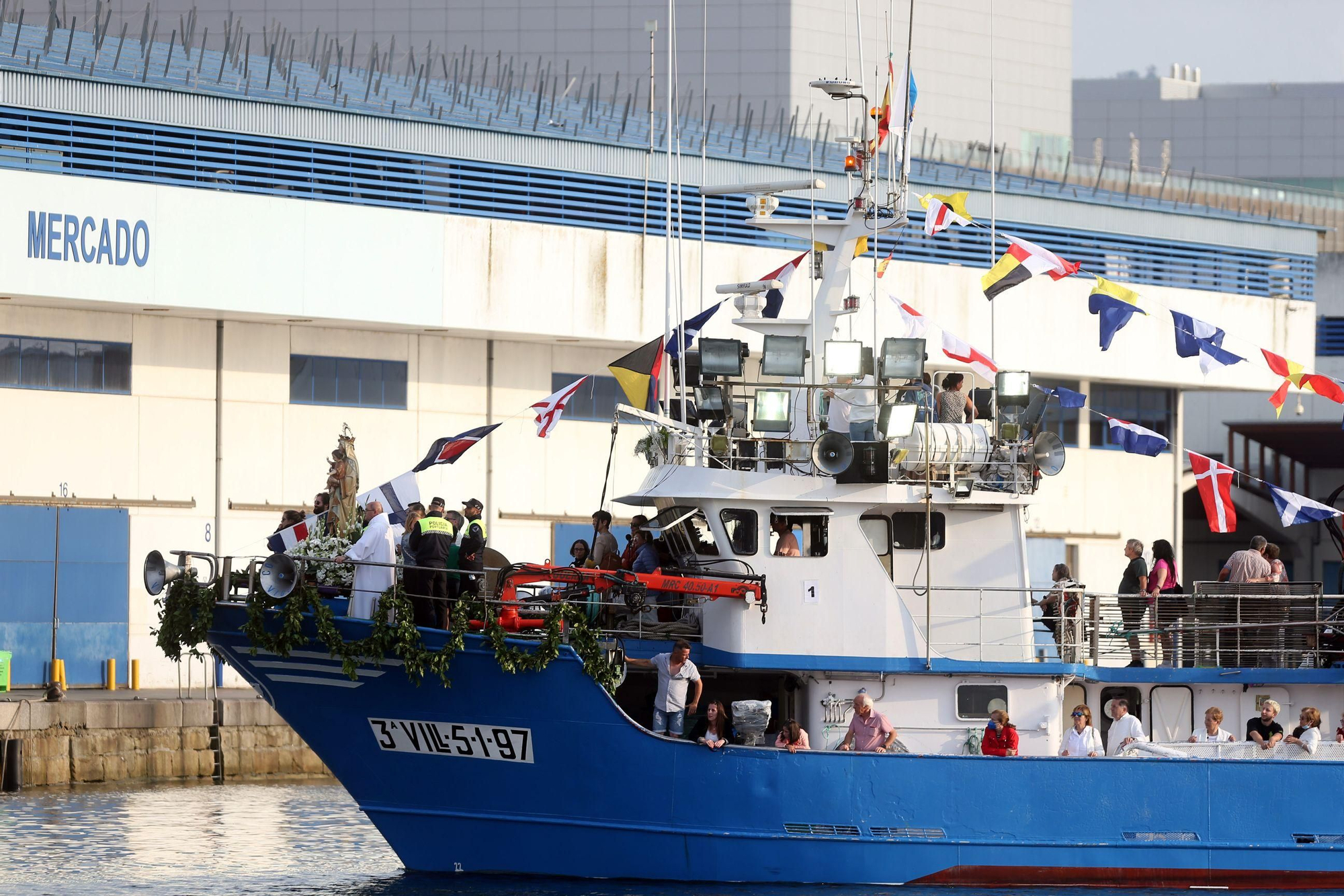 Las mejores imágenes de la procesión marítima de O Berbés