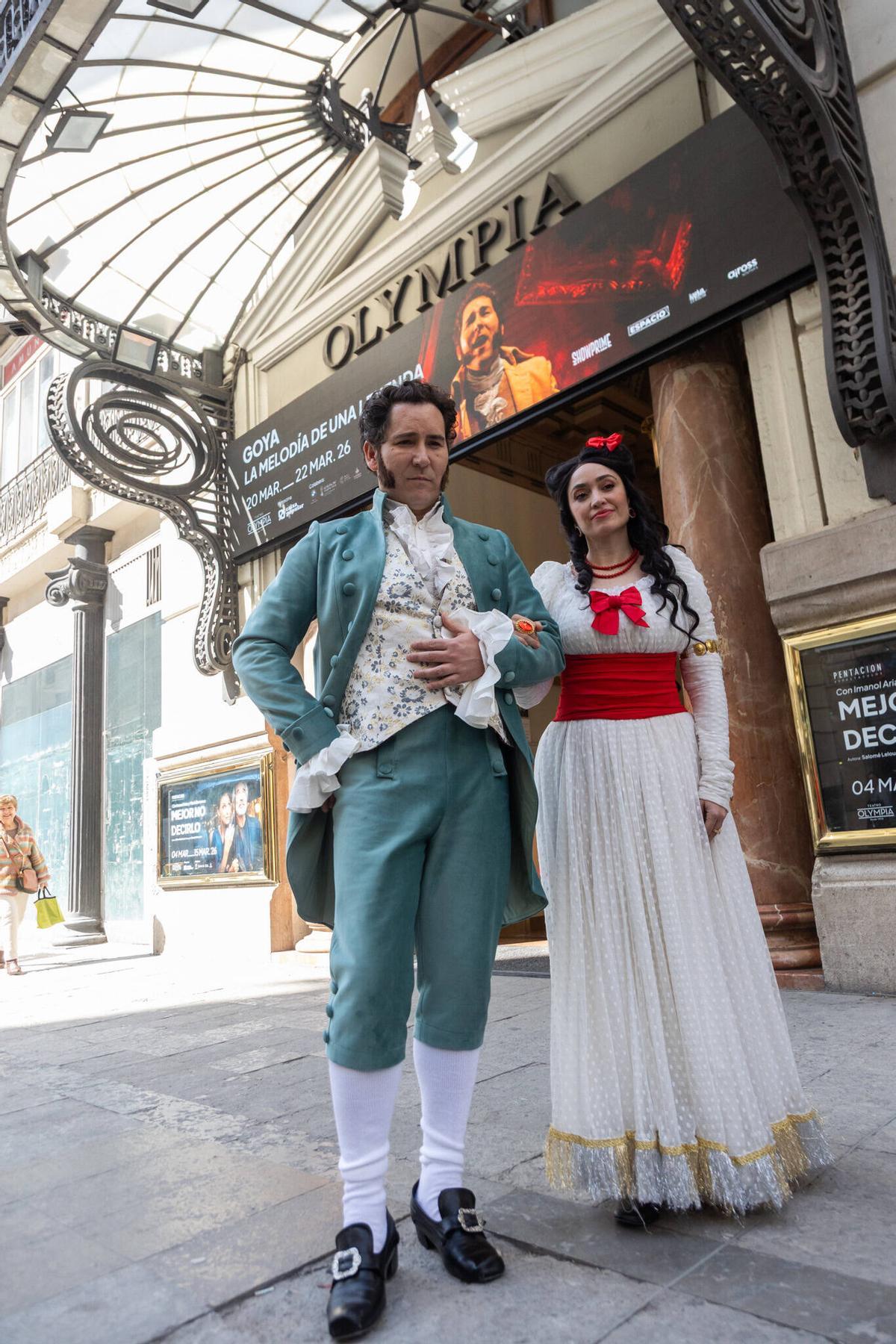 'Goya, la melodía de una leyenda' se estrena en el Teatro Olympia con Javier Godino y Érika Bleda como protagonistas.