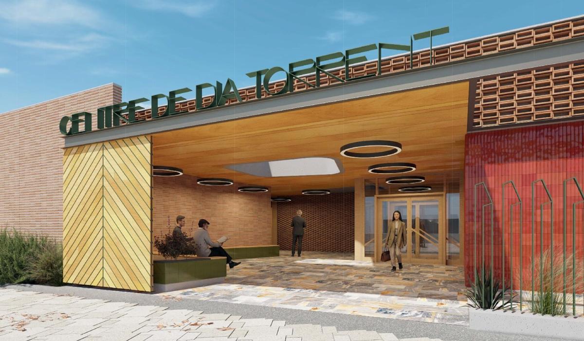 Así será el nuevo acceso al edificio.