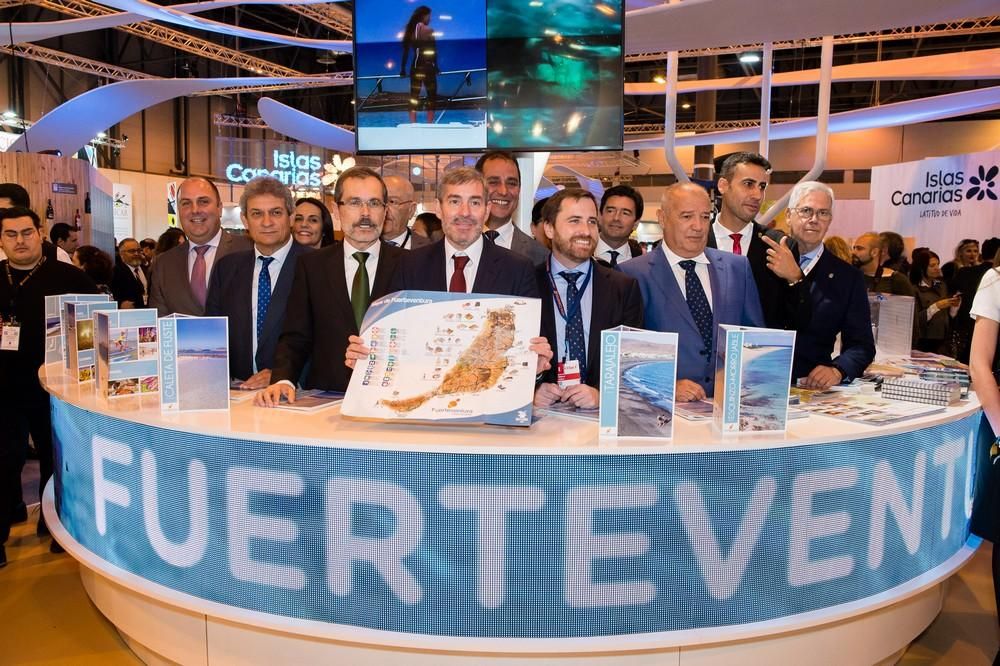 Inauguración del Pabellón de Canarias en la Feria Internacional de Turismo FITUR 2019.