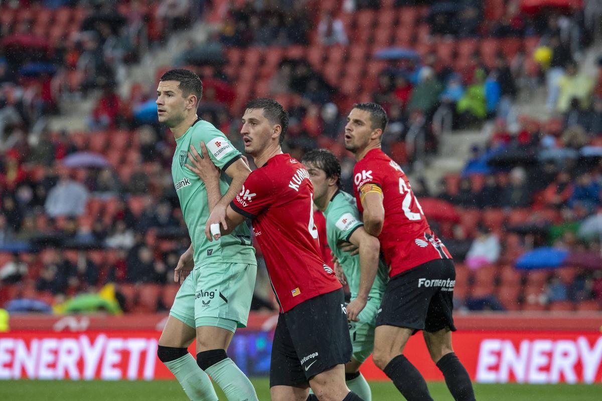 Kumbulla y Valjent, en el pasado partido de Liga ante el Athletic.