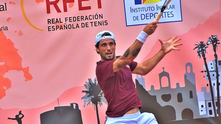 Alessandro Bega, favorito número uno del cuadro, no falla en el ITF Gran Canaria