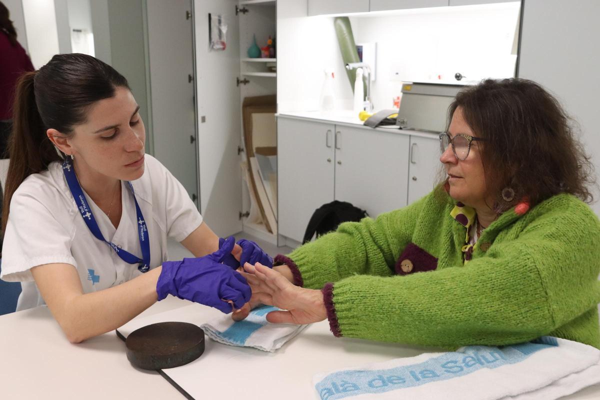 Mercè Bosch, paciente con una lesión medular tratada en Vall d'Hebron.
