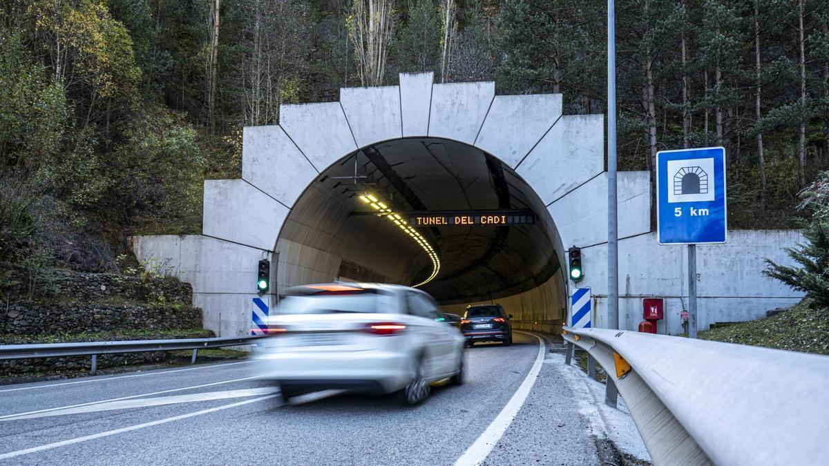 Entrada sud al túnel del Cadí