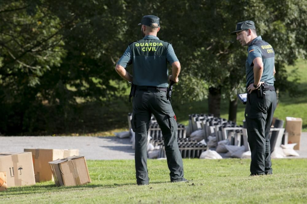 Operativo Guardia Civil fuegos San Mateo