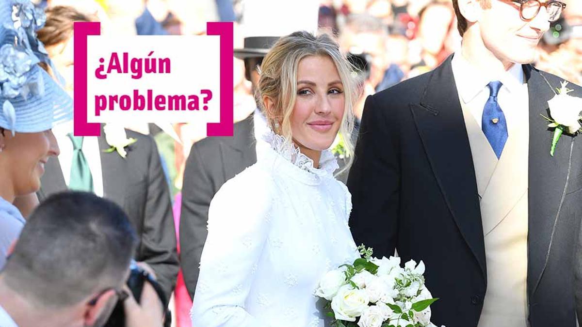 Ellie Goulding el dia de su boda en Inglaterra