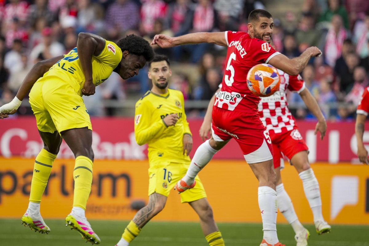 Momento en el que Eyong marca el 0-1.