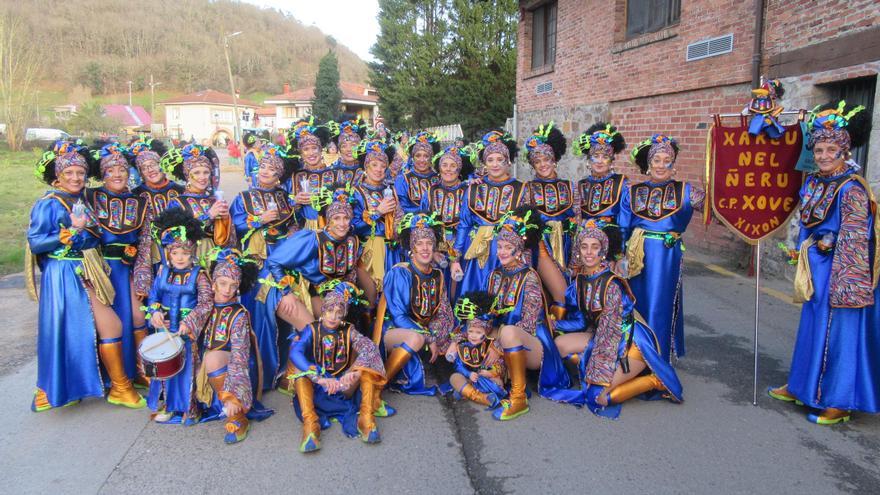 El Góspel de Xareu triunfa en el Carnaval de Cangas de Onís