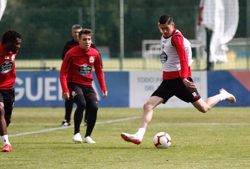 El Dépor prepara el partido contra el Cádiz