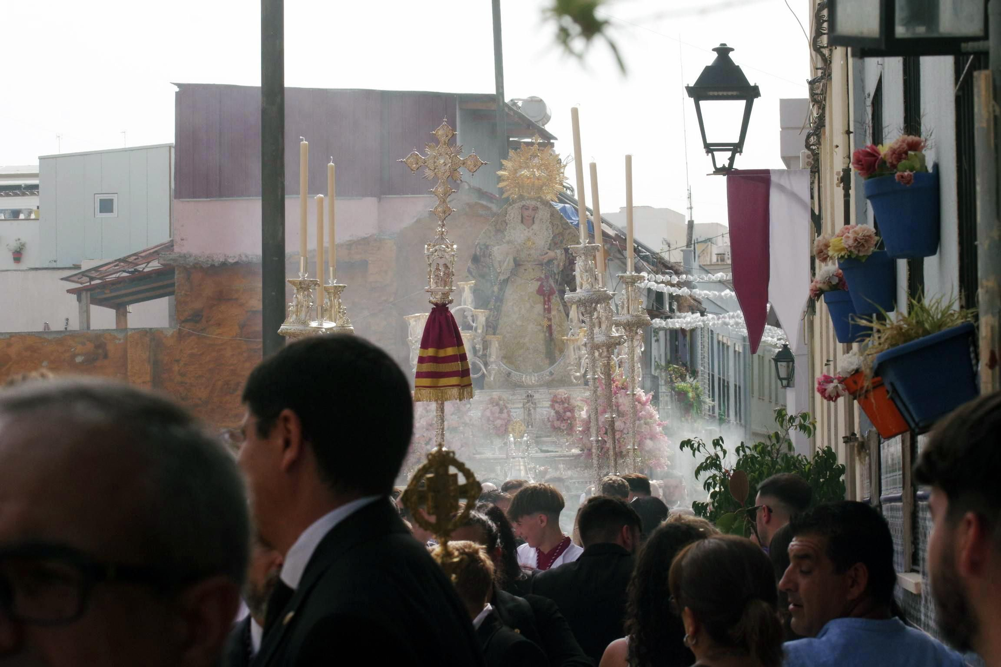 La procesión de la Virgen de la Trinidad este sábado, en imágenes