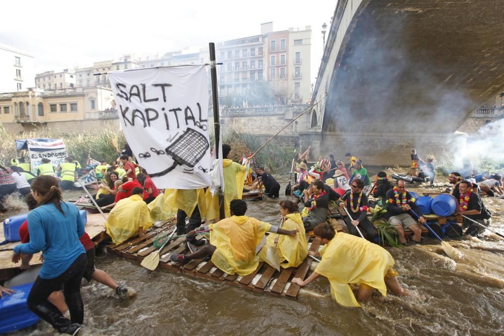 Baixada d''andromines pel riu Onyar