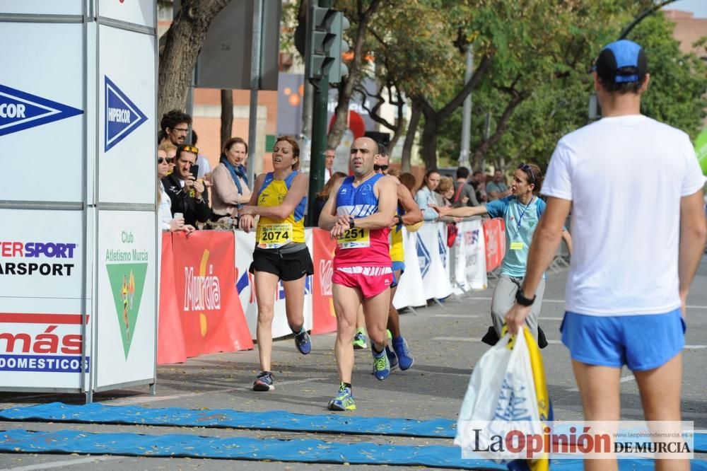 Media Maratón de Murcia: llegada (1ª parte)