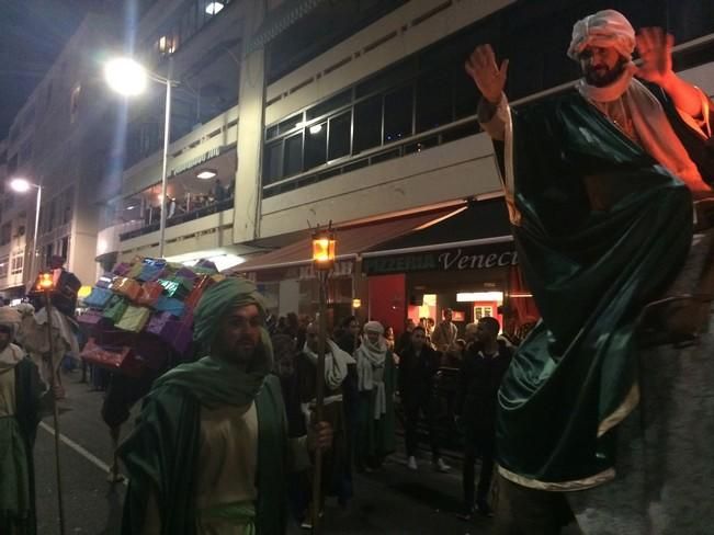 Llegada y cabalgata de los Reyes Magos en Arrecife