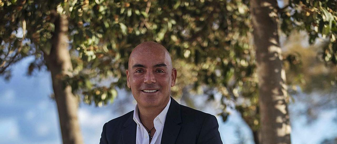 Kike Sarasola, presidente de Room Mate, en los exteriores de Diario de Mallorca.