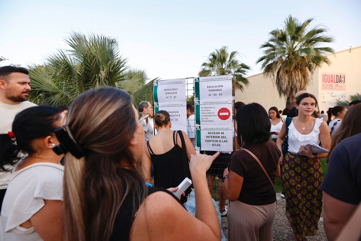 Comienzan las oposiciones a docente en Córdoba