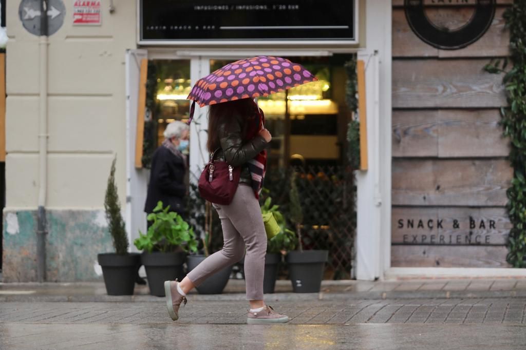 El tiempo en València: Lluvia par empezar el fin de semana