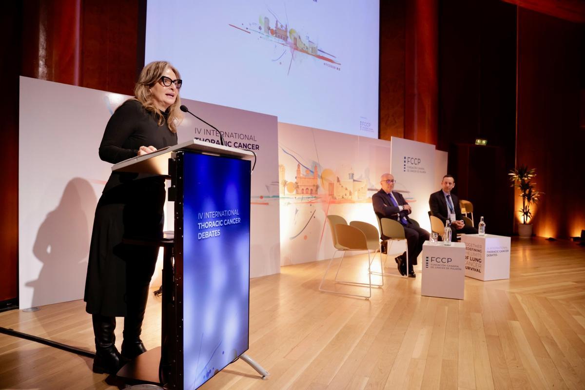 Esther Monzón durante su intervención