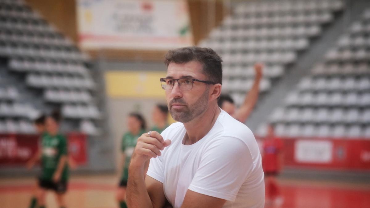 Juan Carlos García, Pitu, entrenador del Bembrive FS.
