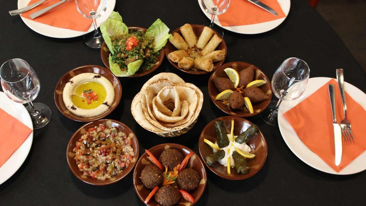 Varios platos del restaurante Karakala.