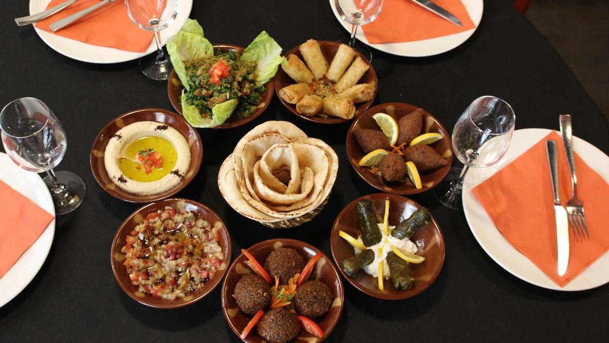 Varios platos del restaurante Karakala.
