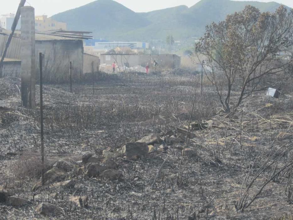 El incendio estuvo controlado alrededor de las 16:00 horas