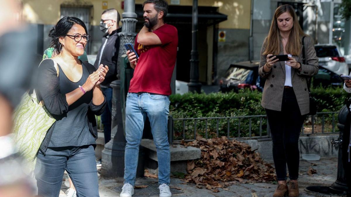 Anna Gabriel el dia en què va testificar al Tribunal Suprem