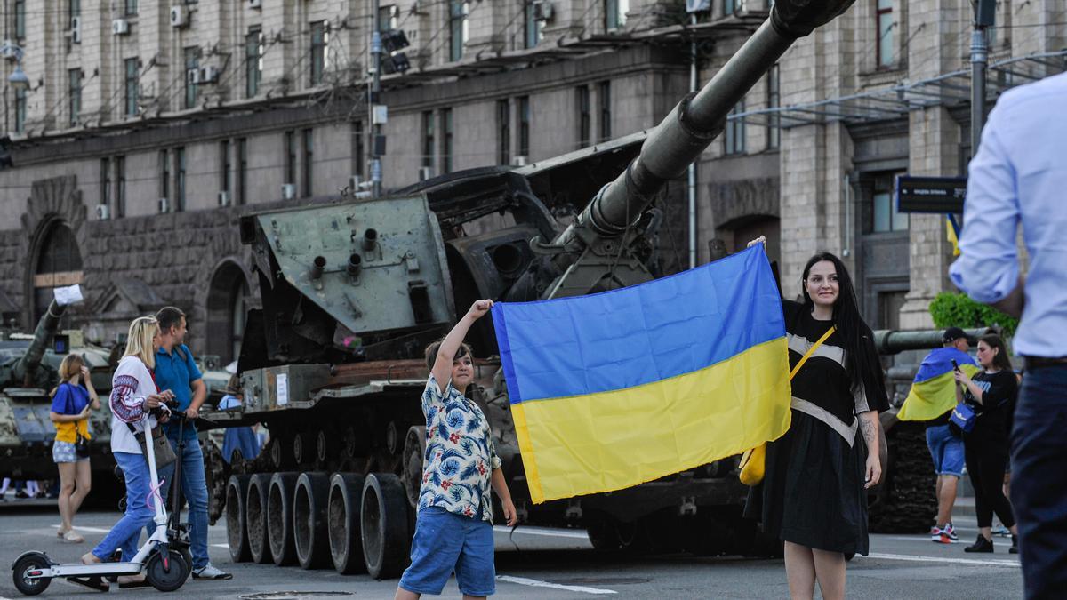 Ucrania celebra su independencia el mismo día en el que se cumplen seis meses de la invasión