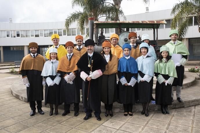 26.01.19. Las Palmas de Gran Canaria. Solemne Acto Académico con motivo de la Investidura de Doctores y Doctoras, que será presidido por el Rector Rafael Robaina. Salón de Actos del Edificio de Ingenierías Industriales y Civiles de la Universidad de Las Palmas de Gran Canaria (Campus de Tafira)  Foto Quique Curbelo