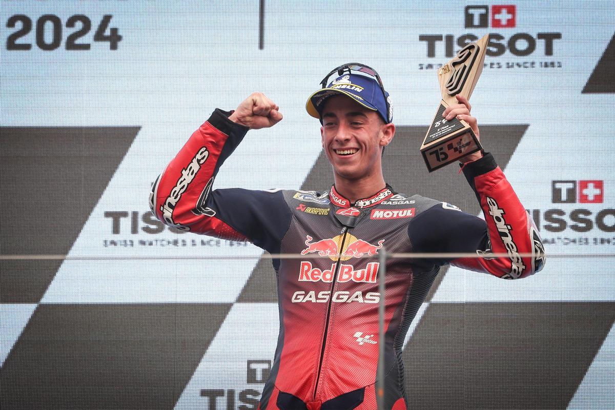 Pedro Acosta logró su primer podio en MotoGP en el GP de Portugal de 2023