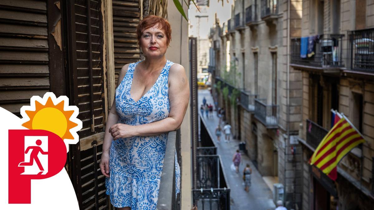 Barcelona 18/07/2025 Barcelona Anna Grau, exdiputada de Ciutadans, en su vivienda en Barcelona. En el marco de una serie de entrevistas a ex políticos sobre su vida fuera de la política. AUTOR: JORDI OTIX