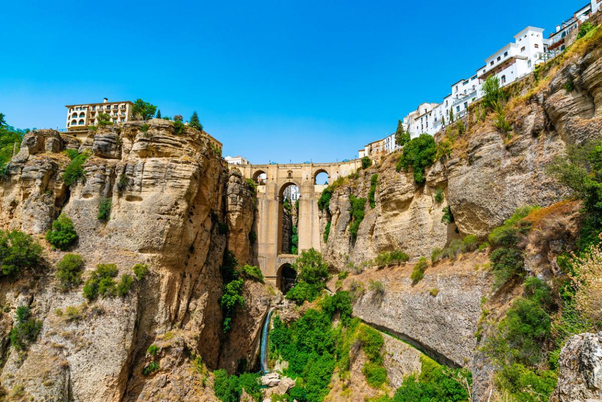 El reconocido Puente Nuevo de Ronda (Málaga)