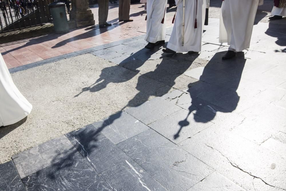 Bendición de ramos en la plaza de la Catedral