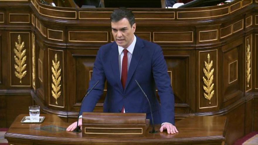 Pedro Sánchez a Rajoy: “Usted debería estar aquí como candidato”