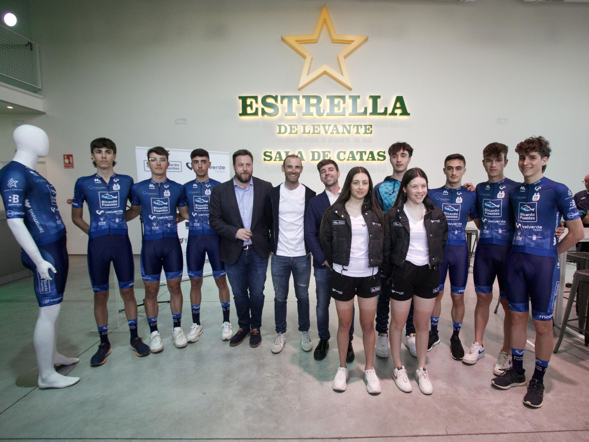 Presentación del Valverde Team en Murcia