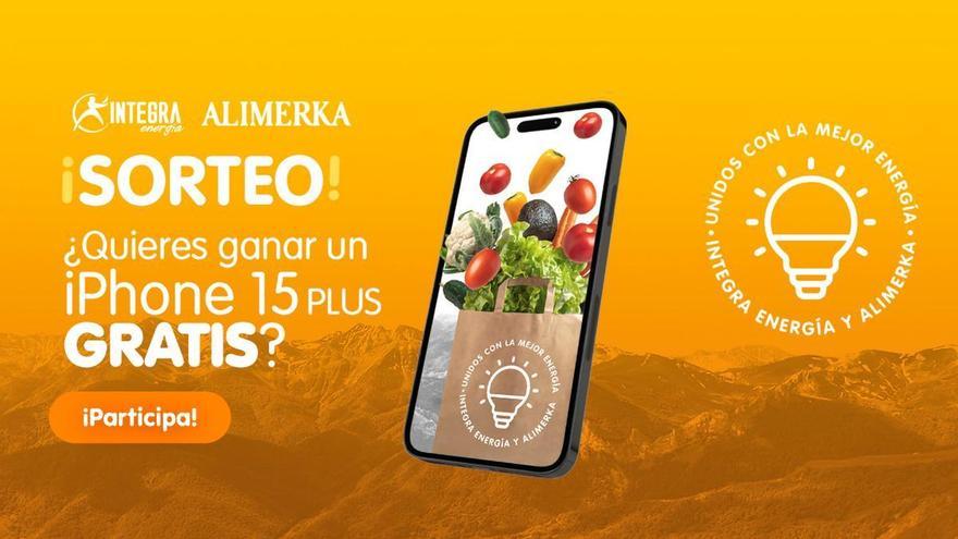 Una cesta de la compra más barata y un Iphone gratis: las ventajas de ser cliente de Alimerka e Integra Energía