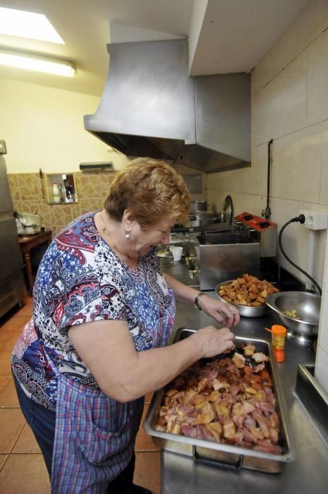 Fabada de la fiesta de El Carmen en Langreo