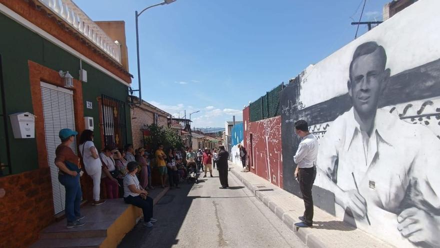 Los murales del barrio de San Isidro, en Orihuela, en la edición del año pasado.