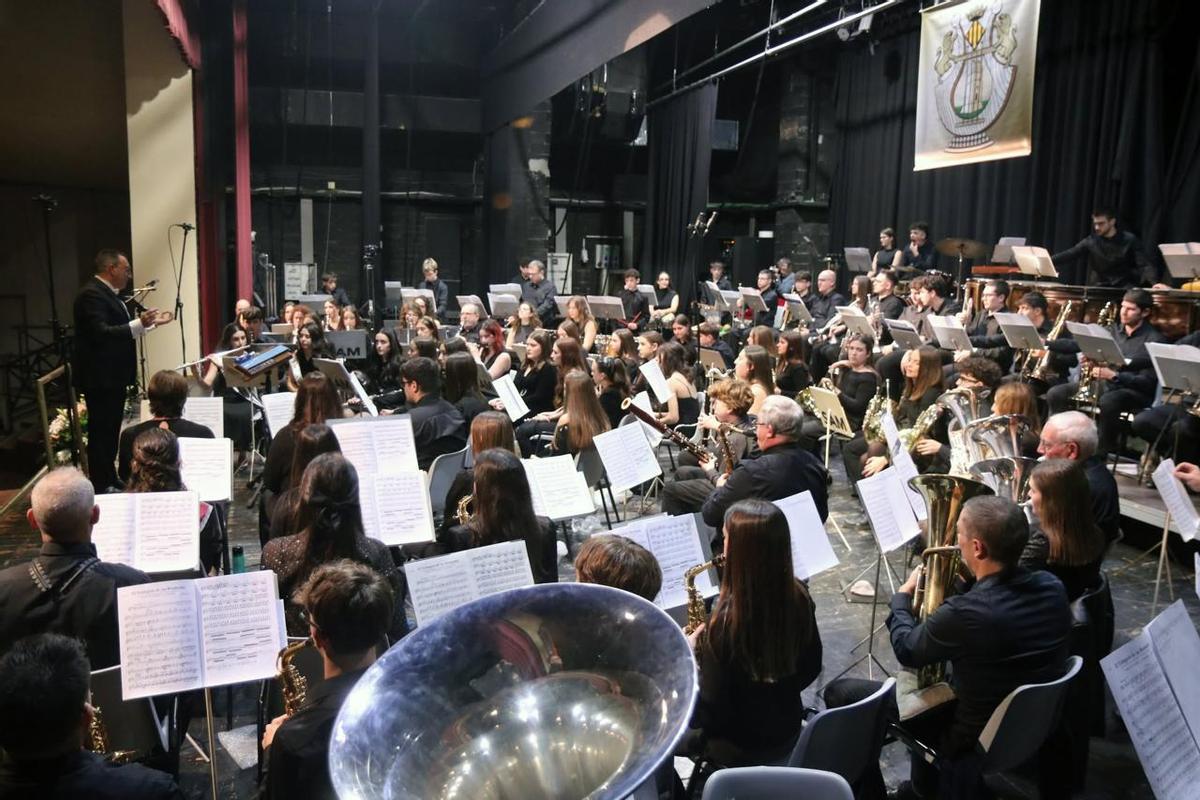 Un concierto de la banda de Benifaió.