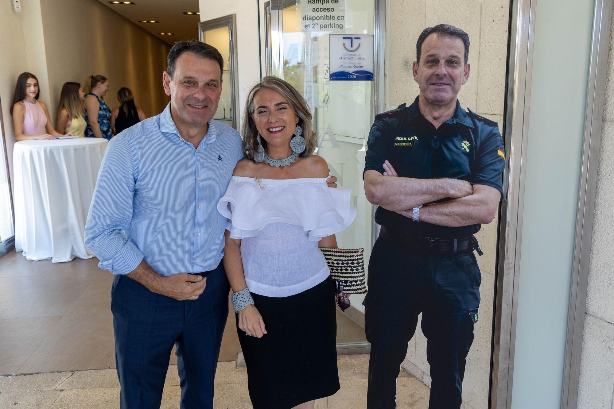 Comida de despedida al Coronel de la Guardia Civil de la Comandancia de Alicante, José Hernández Mosquera