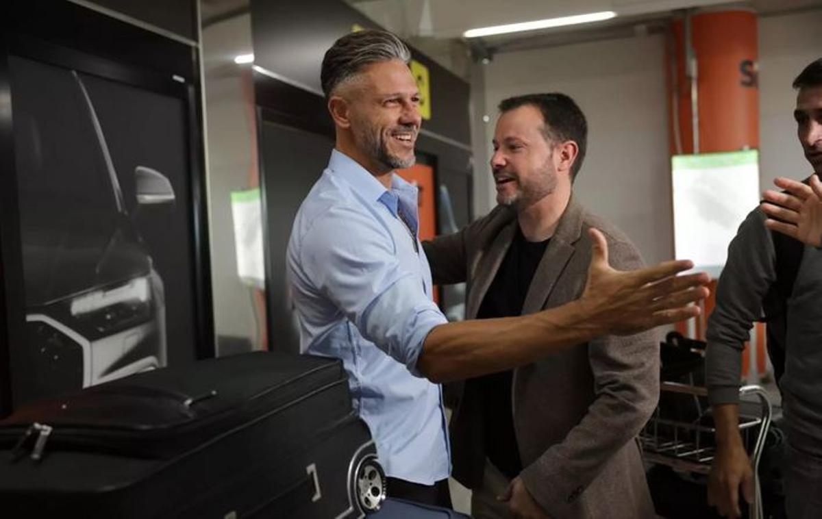 Martín Demichelis am Flughafen Son Sant Joan in Palma