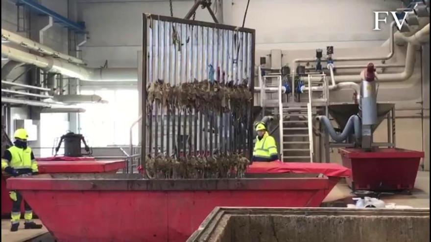 Ourense: las toallitas contaminantes vertidas solo en 5 horas