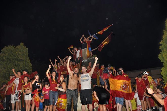 Así celebró Alcalá de Henares el Primer Mundial de Fútbol de España en 2010